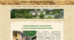 Desktop Screenshot of oerkhof-erleben.org